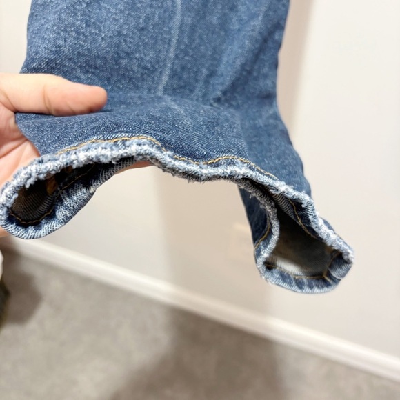 Driftwood Kelly Jeans Floral Embroidered Size 29 Waist 31 Length Bootcut Stretch - Picture 9 of 13